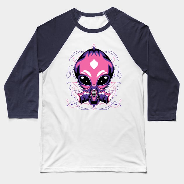 alien ufo Baseball T-Shirt by SHINIGAMII